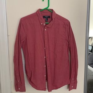 Red button up